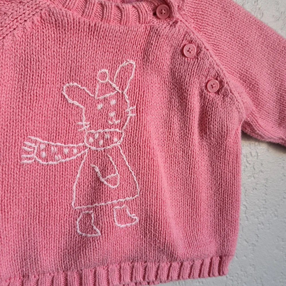 Gap Girls Pink Sweater Size Newborn